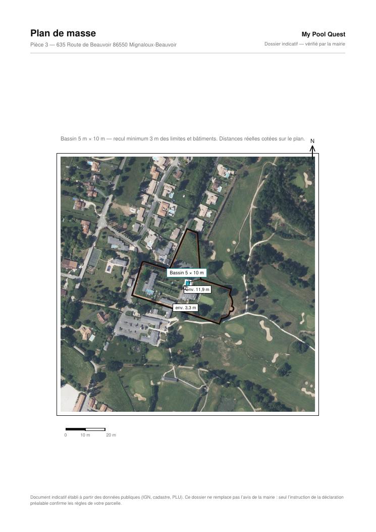 Exemple de dossier — DP2 — Plan de masse